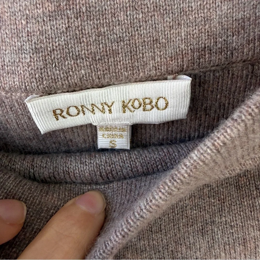 Ronny Kobo Orleans Coastal Cowgirl Fringe Midi Skirt Wool Cashmere Blend Size S - Picture 10 of 11